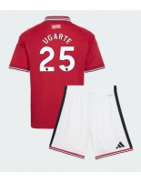 Manchester United Manuel Ugarte #25 Kotipaita Lasten 2026-27 Lyhythihainen (+ shortsit)